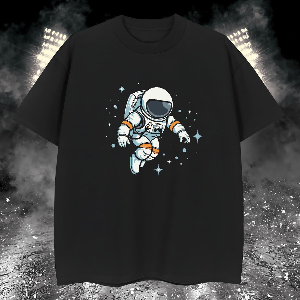 T Shirts Men 230g Cotton universe Sports Casual Round Neck Short Sleeve Custom Printed Men Clothes T-Shirt DIY Customized Popular Tees Shirts