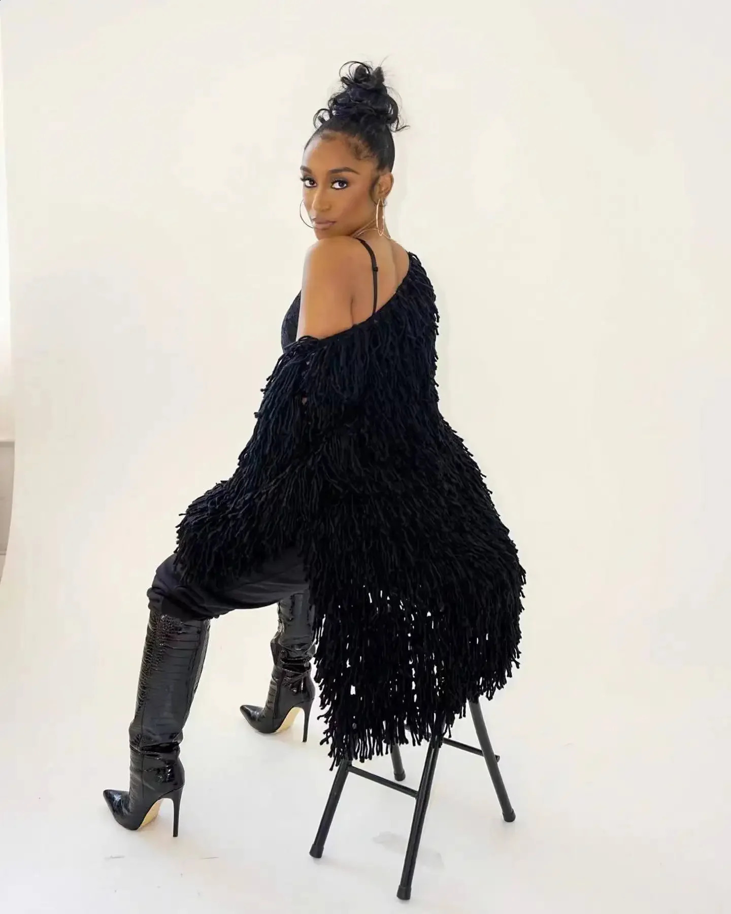 Allmatch Cardigan Women Long Coat Clothes Tassel Solid Fashion Warm Loose Street Outwear Style Tops Knitted Oversize 240812