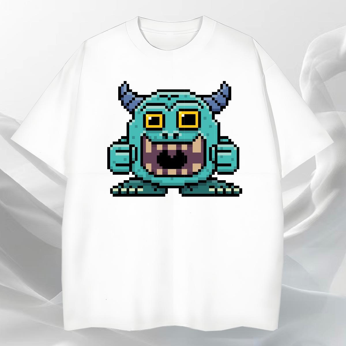 Classic Men Tops Tees Anime Printing Street 230g Cotton DIY Printed Breathable ET T Shirts Men Designer Tshirts