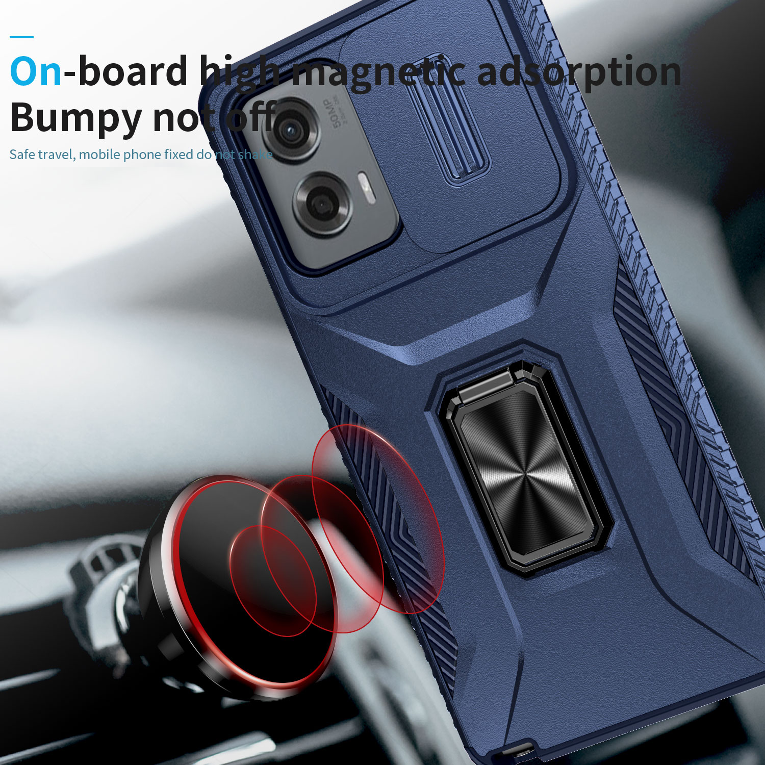 Reaper Military Grade Rugged Armor Cases Slide Camera Protection Ring Stand Shockproof Cover For MOTO Edge G 5G 2024 Power Play Stylus G22 Google Pixe