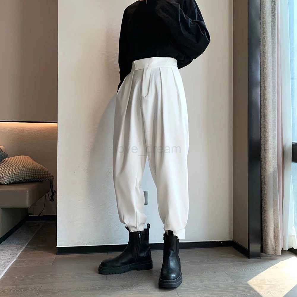 Men Pants Streetwear Joggers Casual Harem Trousers Harajuku Korean Tapered Male Blazer Pants High Streetwear JapaneseXJ240813