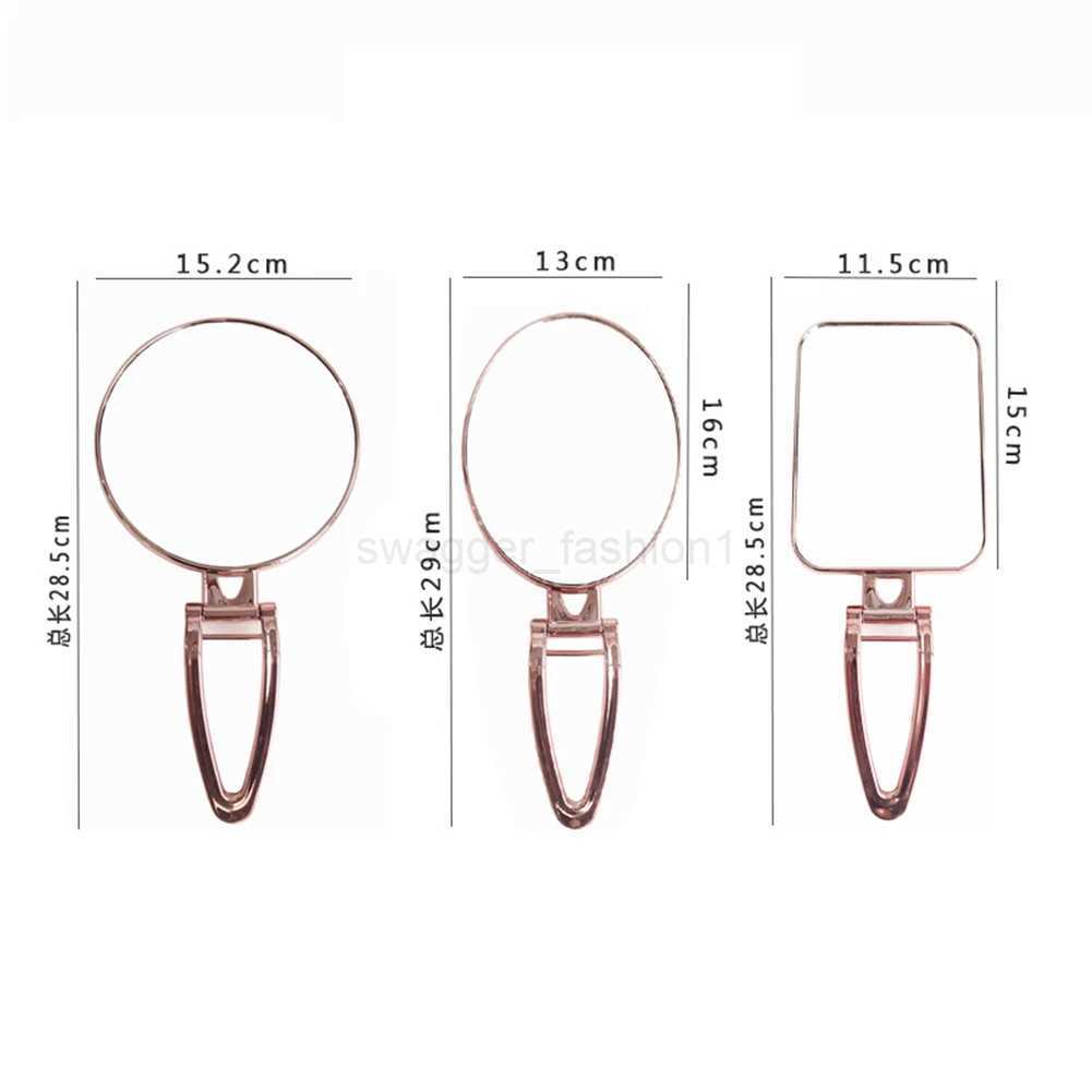 3X Magnifying Light Makeup Mirror Double Sided Makeup Vanity Mirror Handheld Mirrors Mirror Cosmetic Tools 3 StylesXJ240813