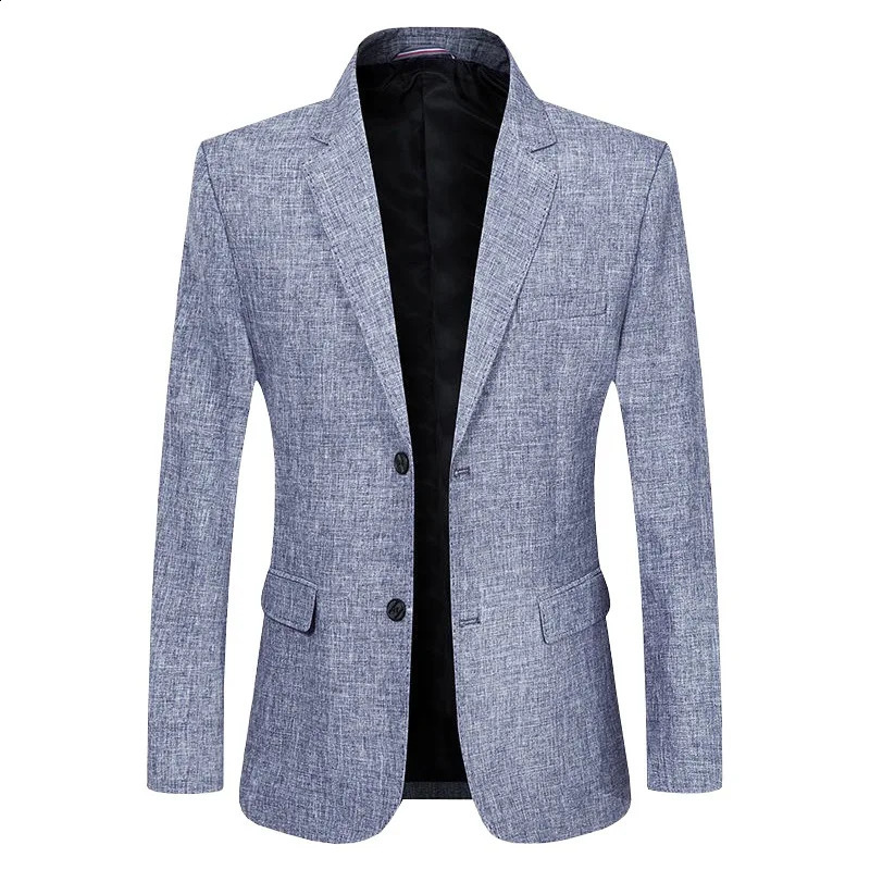 Mens thin jacket fashion mens business casual suit Coats highquality spring ultrathin 4XL 240812