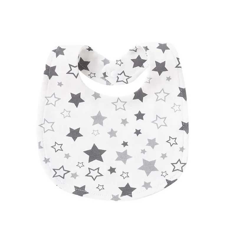 Bibs Burp Cloths Cotton Newborn Baby Bibs Cute Print Kids Baby Saliva Towel Solid Color Newborn Burp Cloths for Girls Boys Feeding AccessoriesL4812