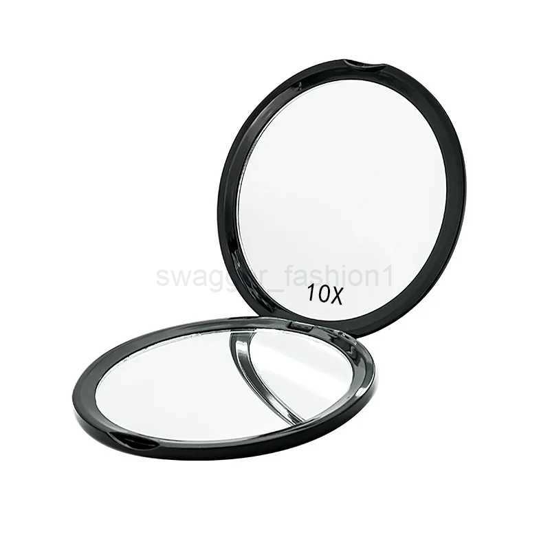 1pcs Mini Makeup Mirror DIY Portable Compact Pocket Mirror 1X 10X Magnifying cosmetic mirror Make up Tools Pocket MirrorXJ240813
