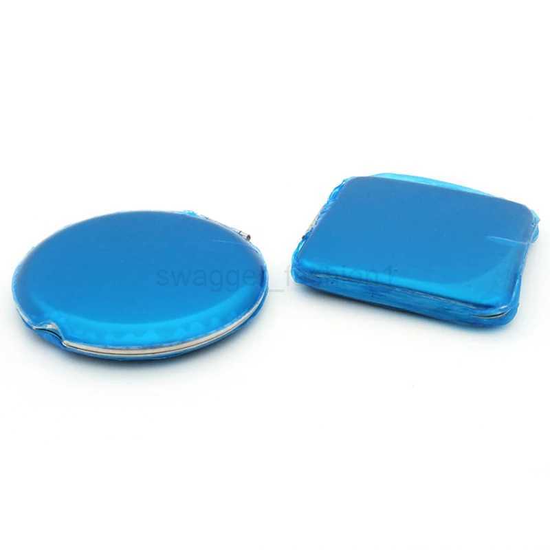 1pcs Portable Women Stainless Steel Makeup Mirror Hand Pocket Folded-Side Cosmetic Make Up Mirror Small Various ShapesXJ240813