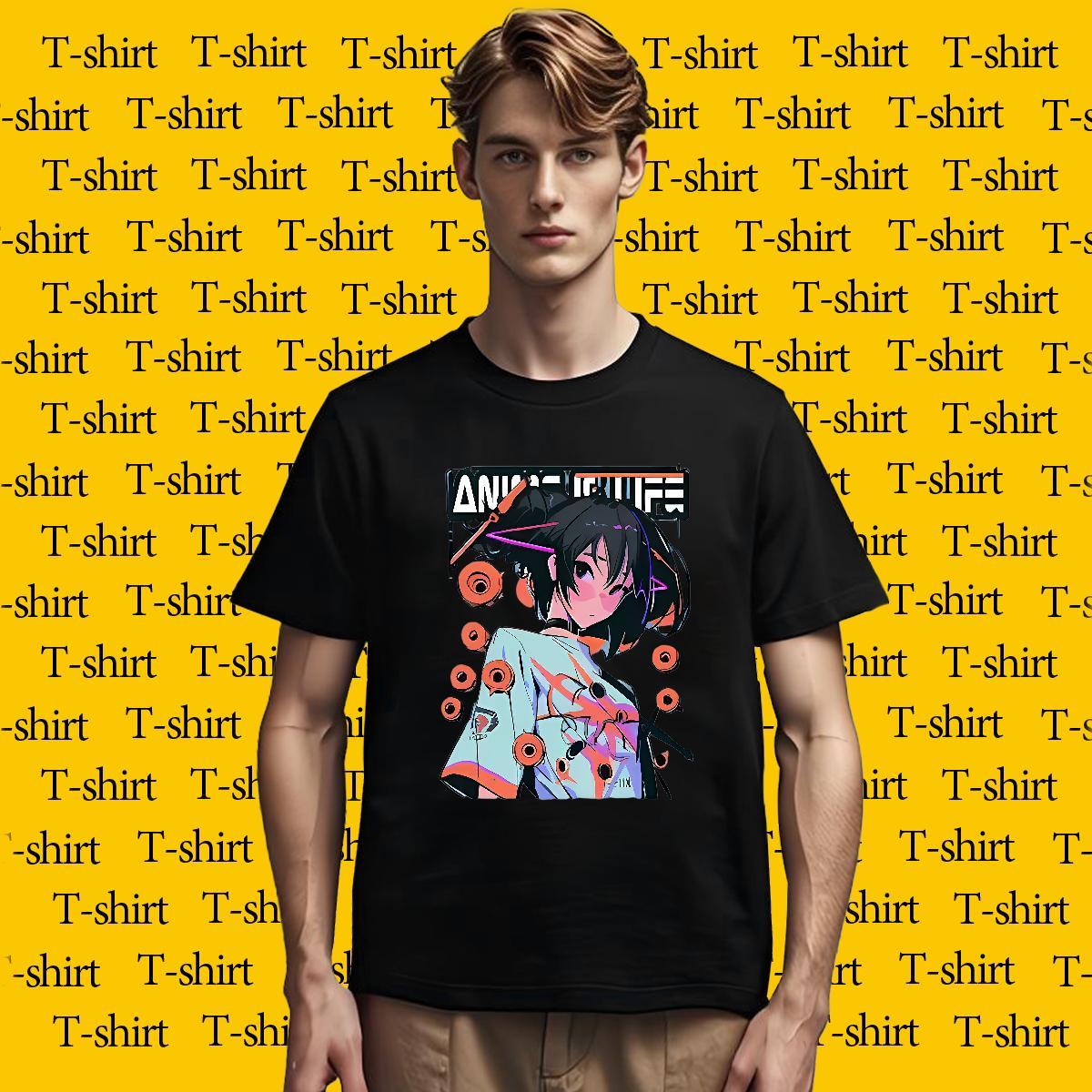 T shirt 230g 100% Cotton game Daily Wear Crew Neck DIY Printed Men Tees 2024 New Comfortable Tees Shirts