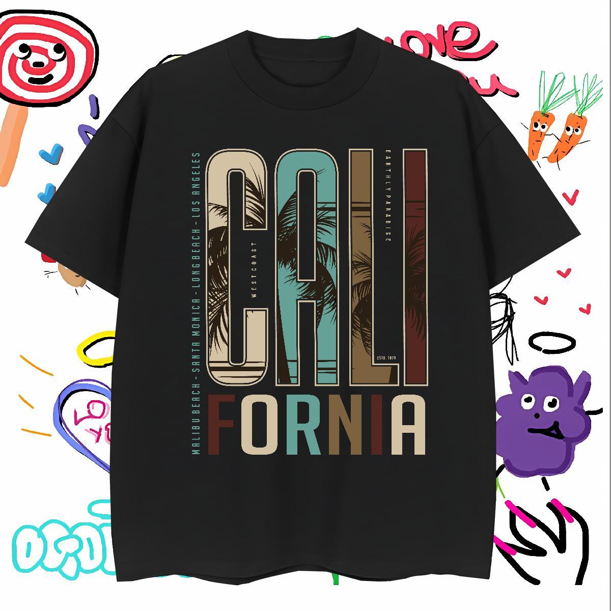 Wholesale letter T-Shirts Daily Wear Couples T Shirts 230g Cotton Brand Breathable Soft Custom Cartoon Tops Shirt
