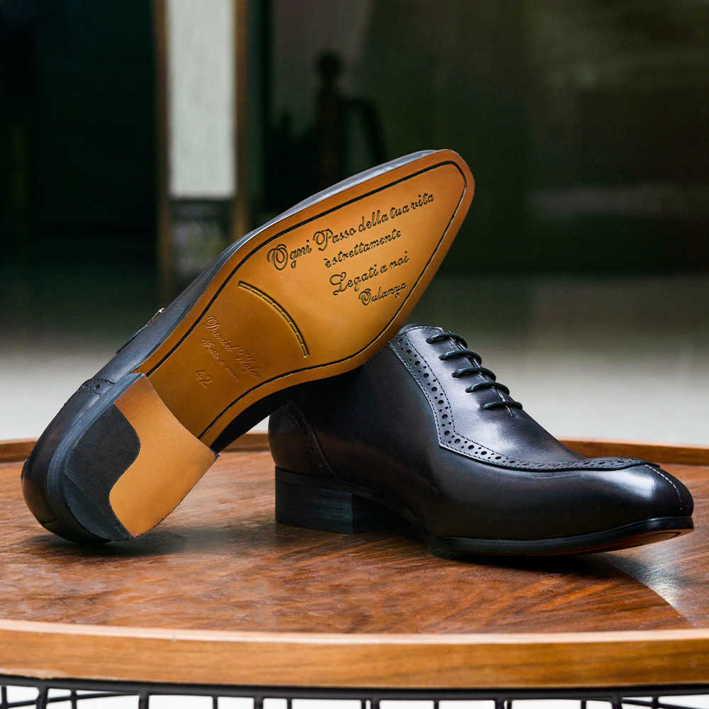 CMM Mens Leather Shoes Leather Business Office Wedding Shoes Oxford Shoes Mens Bullock Formal Dress Highend Casual Mens Shoes