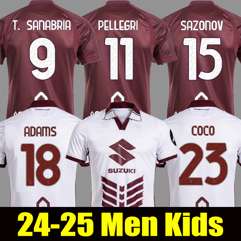 24 25 FC PELLEGRI soccer jerseys SAZONOV 2024 2025 Home Away ZIMA T. SANABRIA LUKIC SINGO Men Kids kits Football shirts