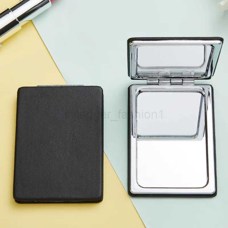 Folding Mirror Pocket Mini Portable Makeup Mirrors Travel Hand Small Mirror Vanity Foldable Compact Cosmetics ToolsXJ240813