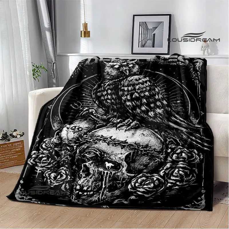Deftones band printed blanket kids blanket flannel soft cozy blanket home travel blanket birthday gift decorationXJ240813