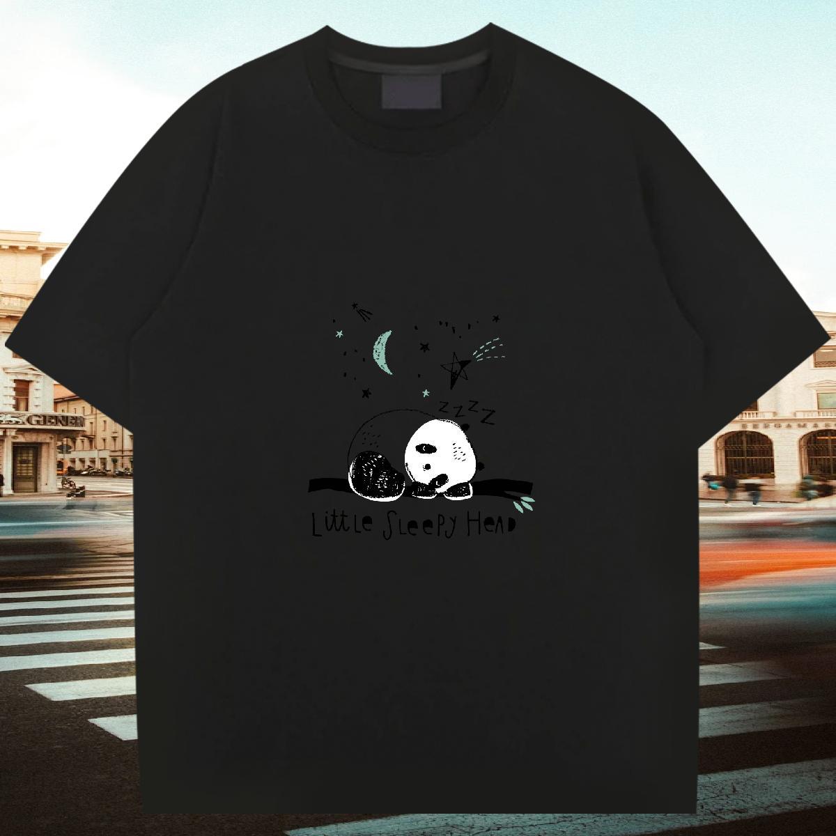 Unisex Tshirts Casual Daily Wear 230g Cotton DIY Logo Oversized Short Sleeve O-Neck letter Man T Shirts Designer Top Tees