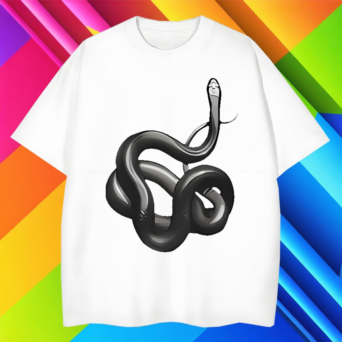 Classic Men T Shirts snake Short Sleeve Soft Street White Plus Size 230g Pure Cotton Men Tees Customized Tops Shirt