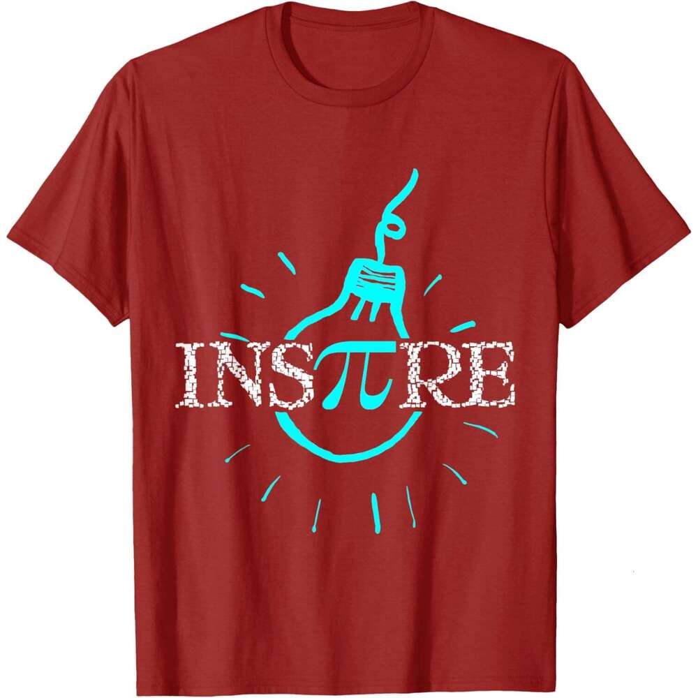 T shirt for Mens Inspire Pi Funny Cool Mathematician science nerd T-Shirt Shirts Tshirt Graphic Tee Casual Tops Clothes Short sleeve