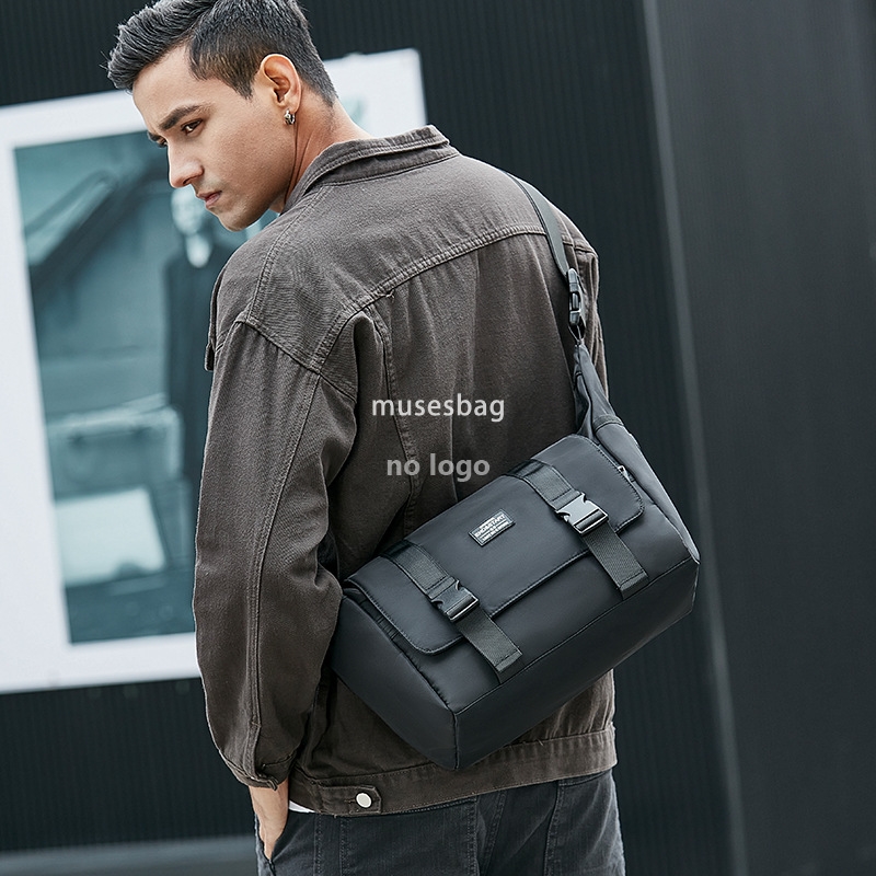 Crossbody bag men's day tooling function crossbody bag men's fashion brand large capacity shoulder bag messenger bag male students