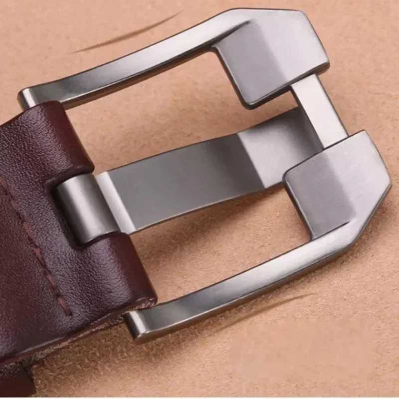 Mens high-quality genuine leather belt luxury designer belt mens denim leather fashion belt mens denim jeans free W240807