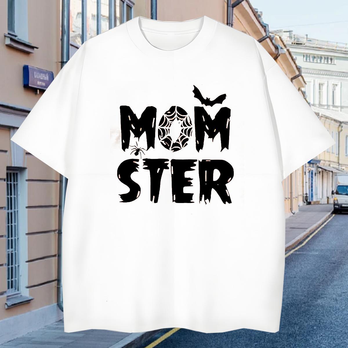 T Shirts Men 230g 100% Cotton halloween Anime Printing Street Breathable DIY Printed Tshirt for Man Woman New Arrival Unisex Polos