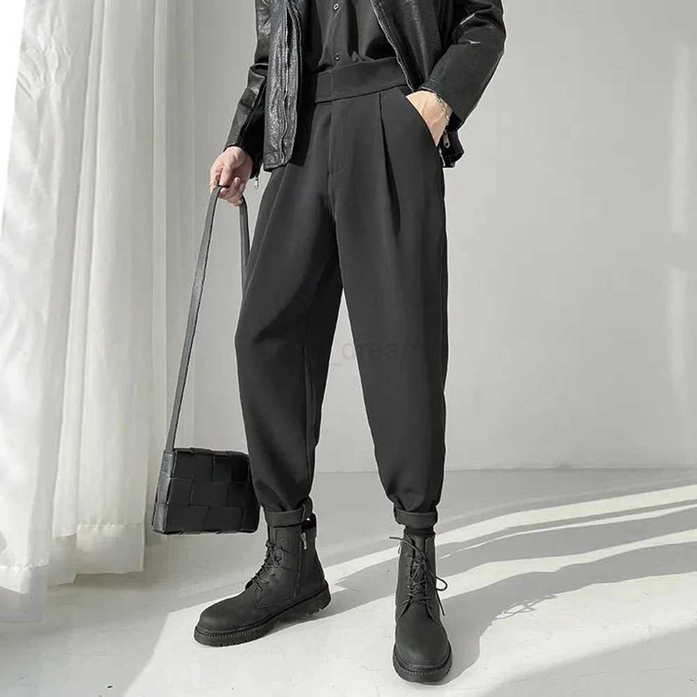 Men Pants Streetwear Joggers Casual Harem Trousers Harajuku Korean Tapered Male Blazer Pants High Streetwear JapaneseXJ240813