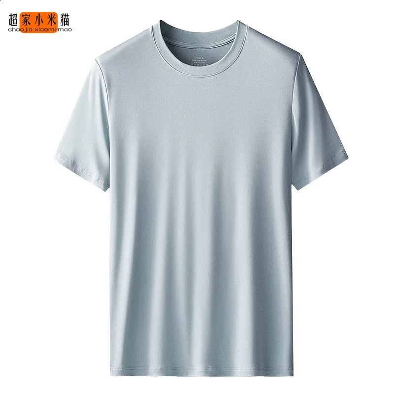 chaojia mao 60S Modal Spring and Summer Short Sleeves T-shirt Mens Outerwear Bottoming Shirt men clothing tshirt 240812