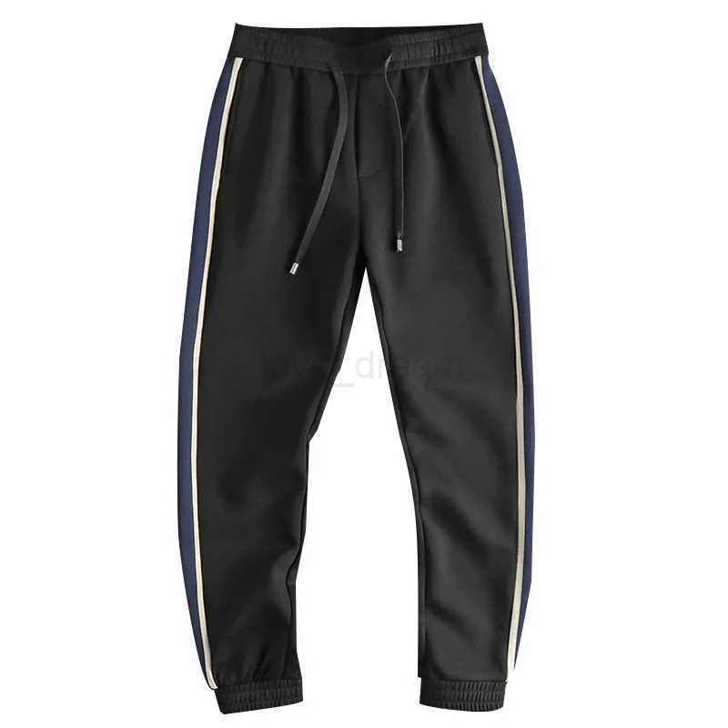 Fashion Side Stripe Stitching Design Sense Casual Sweatpants Mens All-Match Fashion Slim Fit Sports Jogger PantsXJ240813