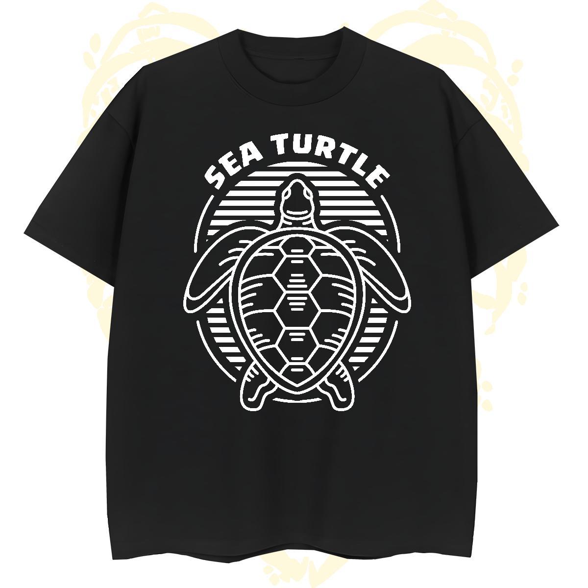Loose Fit Man T Shirts tortoise Crew Neck Breathable Sport Black Oversized 230g Pure Cotton Men Tops Tees New Clothings