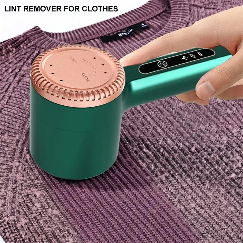 Rechargeable Lint Remover 3 Gears Electric Clothes Fluff Remover Portable Fabric Shaver For Clothing Hair Balls Fuzz Removers 240812