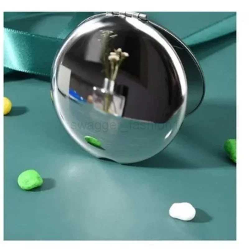 Shatterproof Stainless Steel Ultra Slim Folding Portable Mirror Makeup Unbreakable Camping Mirror For Personal UseTravellingXJ240813