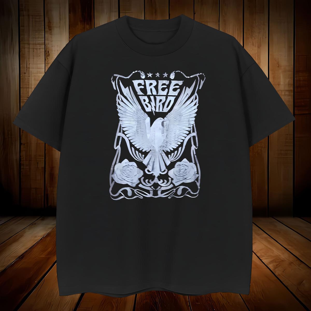 Comfortable T-Shirts eagle Crew Neck Breathable Daily Wear Cartoon Print 230g Pure Cotton Mens Tshirts Fashion Tops