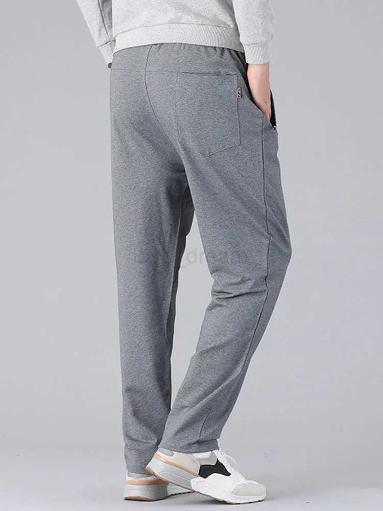 Spring Summer Straight Cotton Sweatpants Men Sportswear Casual Long Track Pants Male Loose Joggers Trousers Plus Size 8XLXJ240813