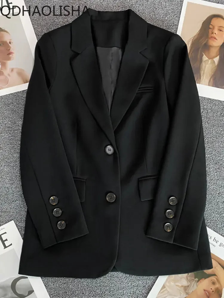 2024 Spring Autumn Temperament Commuting Blazer Women Advanced Sensible Fried Street Suit Top Coats Jacket Women Clothing 240813
