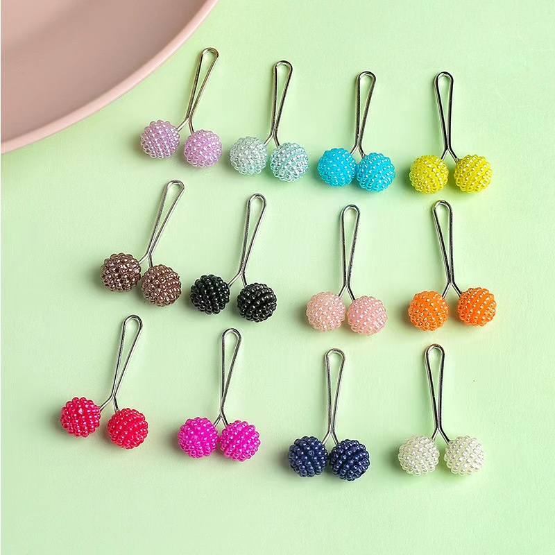 Plum ball scarf clip scarf scarf headscarf magnetic buckle scarf shawl magnetic buckle brooch clip decorative accessory
