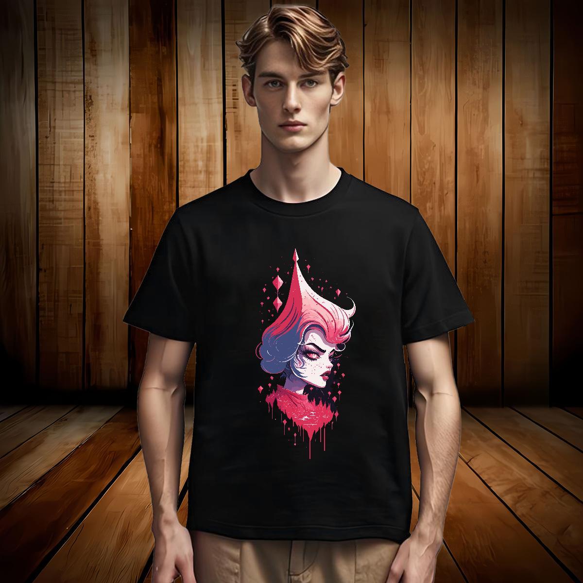 Mens T Shirts 230g Cotton icon Street Casual Breathable Crew Neck Asian Size Men Tshirts 2024 Wholesale Tops Shirt