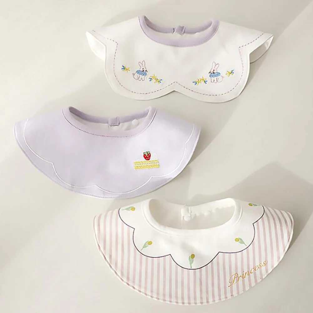 Bibs Burp Cloths Baby Waterproof Bib 3 Pieces Cartoon 360 Degree Rotatable Baby Feeding Bibs Newborn Drool Teeth Saliva Towel For Boys GirlsL4812