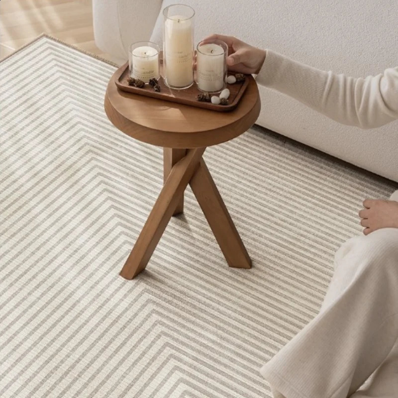 Nordic Style Crystal Velvet Mat Household Living Room Bedroom Blanket Dirt Resistant Wear Carpet 0802 H260226