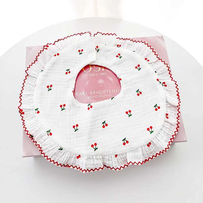 Bibs Burp Cloths New Sweet Floral Lace Baby Feeding Drool Bib Infants Saliva Towel Soft Cotton Burp Cloth For Newborn Toddler Kids Boy Girl BibsL4812