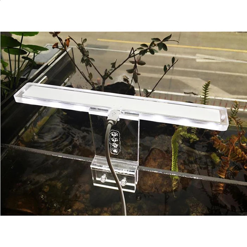 Aquarium Lamp LED Plant Light Fits Tanks Aquatic Lamp Aquarium Bracket Light 240812