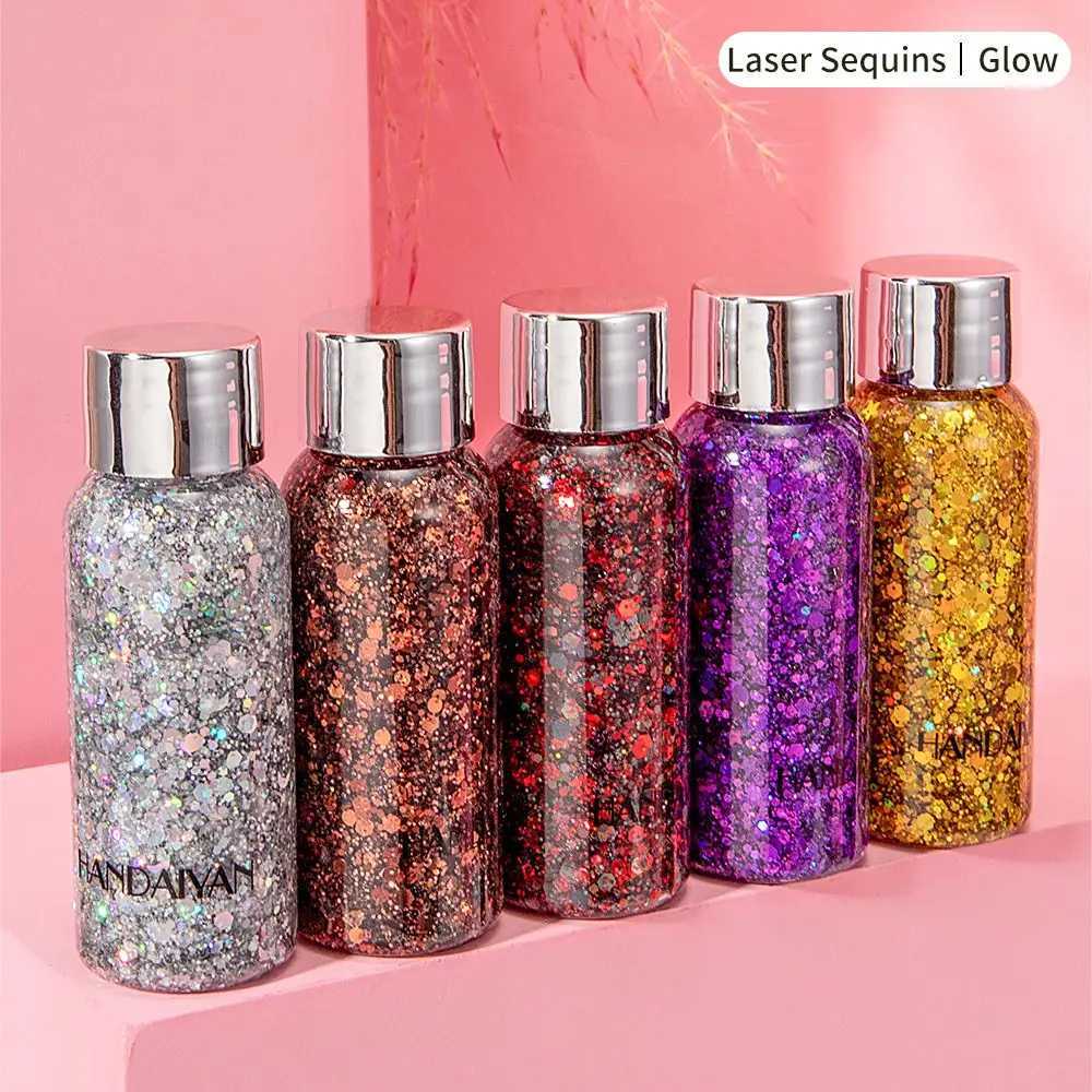 Cosmetics block body glitter primer glitter face gel sequins glitter powder liquid eye shadow lip nail hair makeup W240812