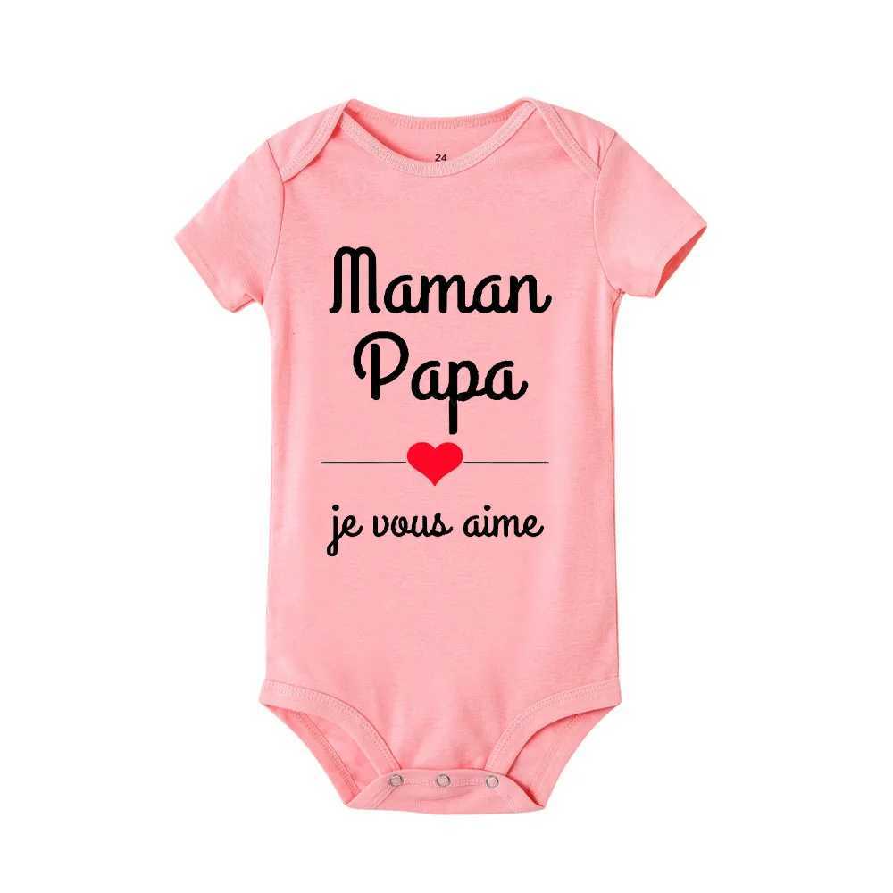 Mom Dad I love you baby tight fitting clothes Mothers Day baby clothes Fathers Day clothes newborn boys girls Mothers Day clothes Fathers Day gifts W2