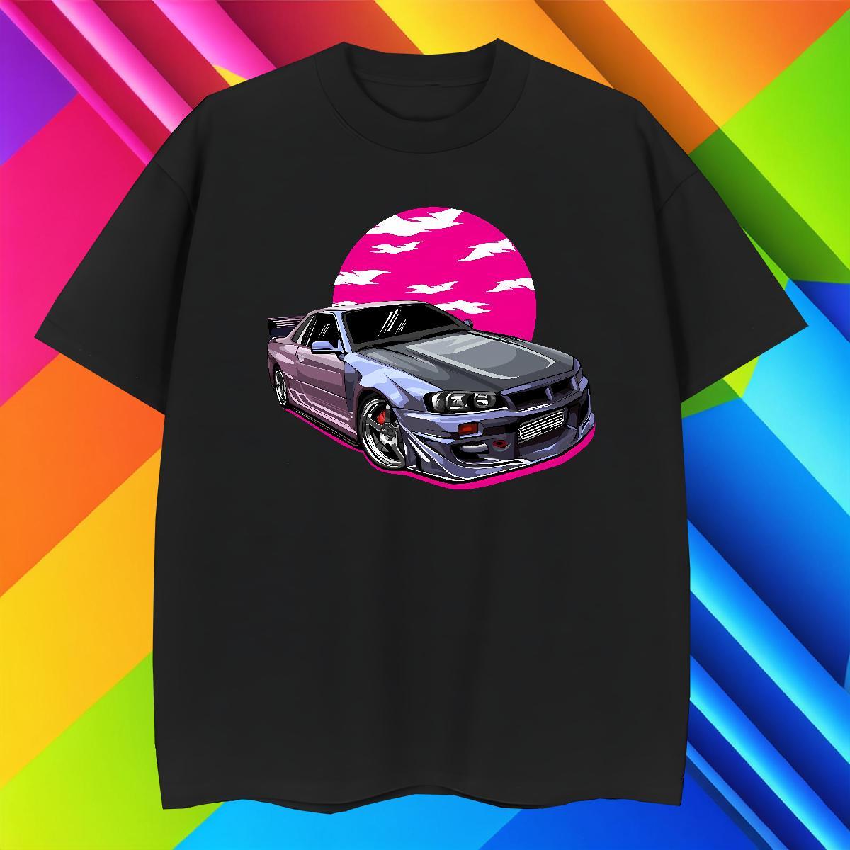 TOP Quality car Mens T Shirts Street Wear Men Tops Tees 100% Cotton 230g Fashion Designer Breathable Oversized 4XL Tees Shirts