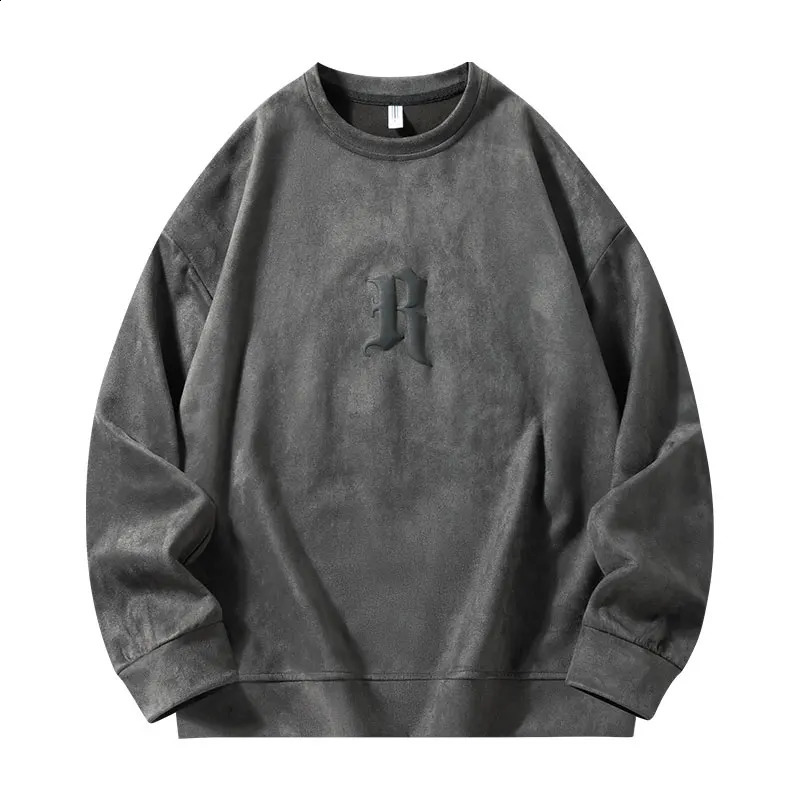 Spring Oversize Long Sleeve T-Shirt Men Printed Baggy Sweatshirts Fashion Korean Streetwear Pullovers Tops Male Female Plus Size 240812