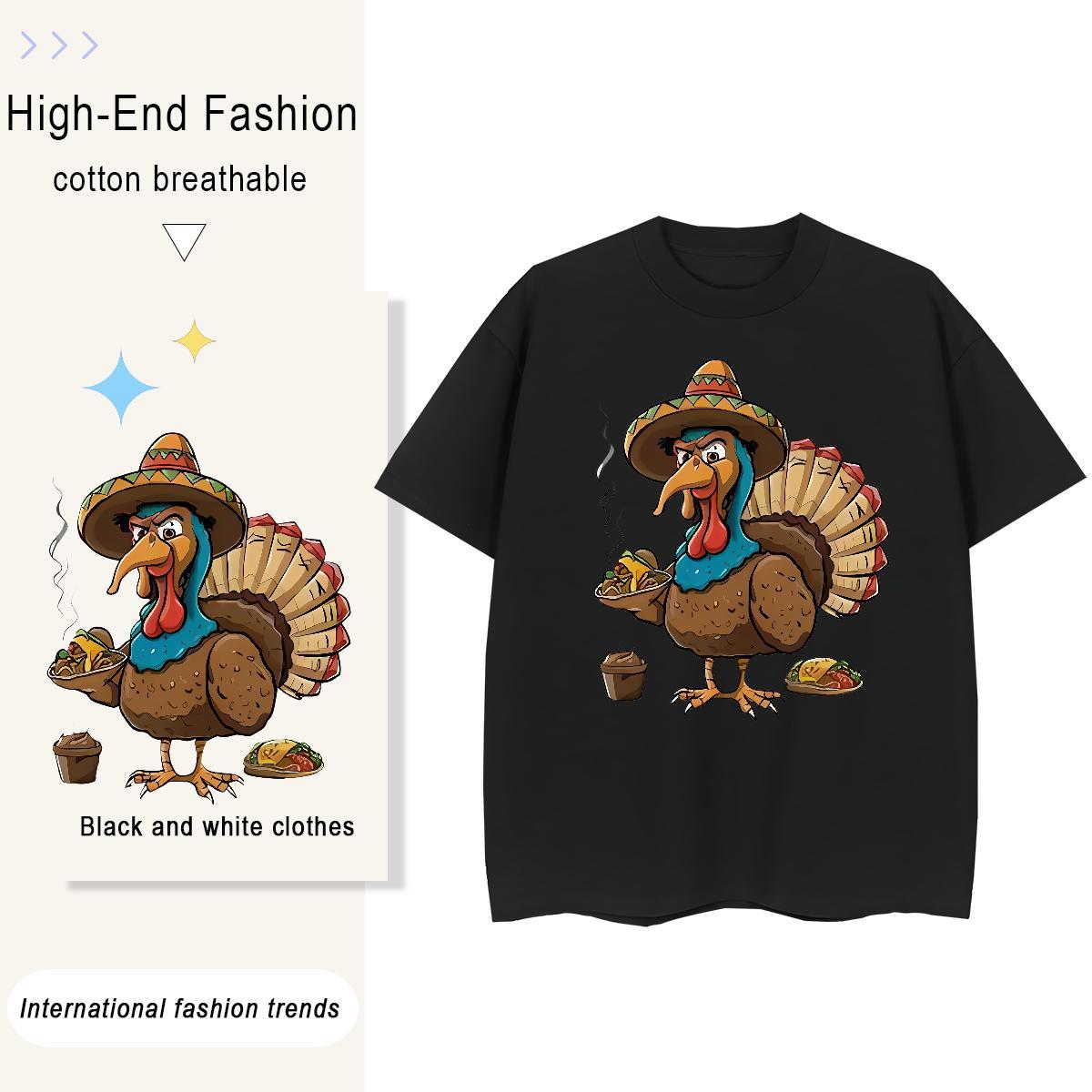 Classic Casual Men Clothes T-Shirt eagle Street wear Hip Hop 230g Cotton Top Tees Breathable Short Sleeve Cool Men T Shirts Oversized