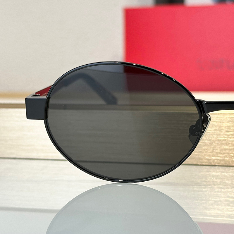 2024 Summer Women Men New Round Metal Frame Sunglasses SL 692 100% UVA UVB METAL NOS Lens 55mm Nose Bridge 19mm Legs 145mm