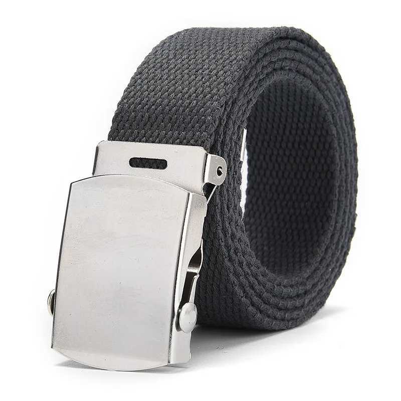 New fashion unisex military tactical belt jeans mens casual womens belt canvas 3.8cm woven belt Ceinture womens belt W240807