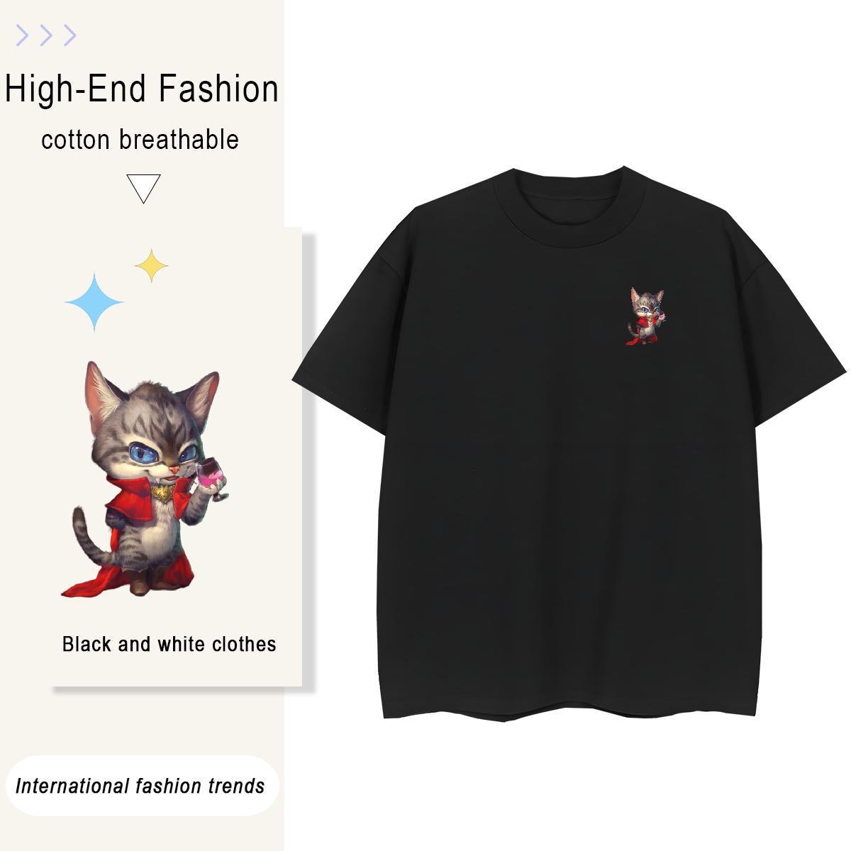 T shirt 100% Cotton 230g cute Sport Short Sleeve Soft Graphic Tshirt for Man Woman Casual New Cool Design Polos
