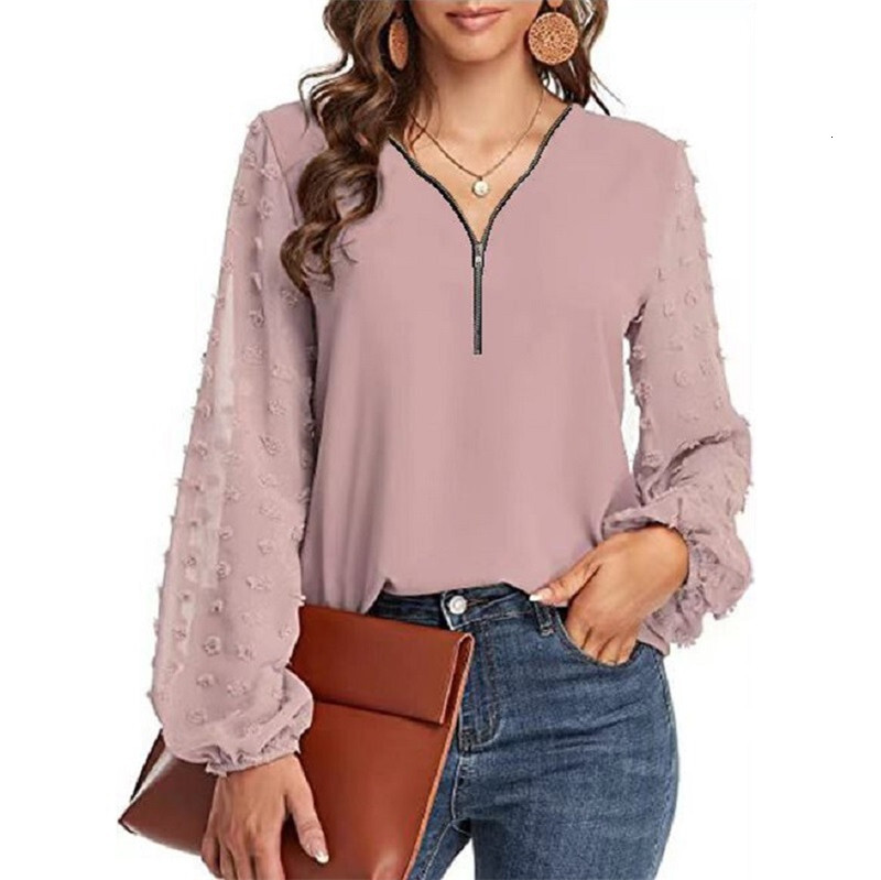 S-2XL Plus size Blouse Women Casual Top Loose ladies Shirts
