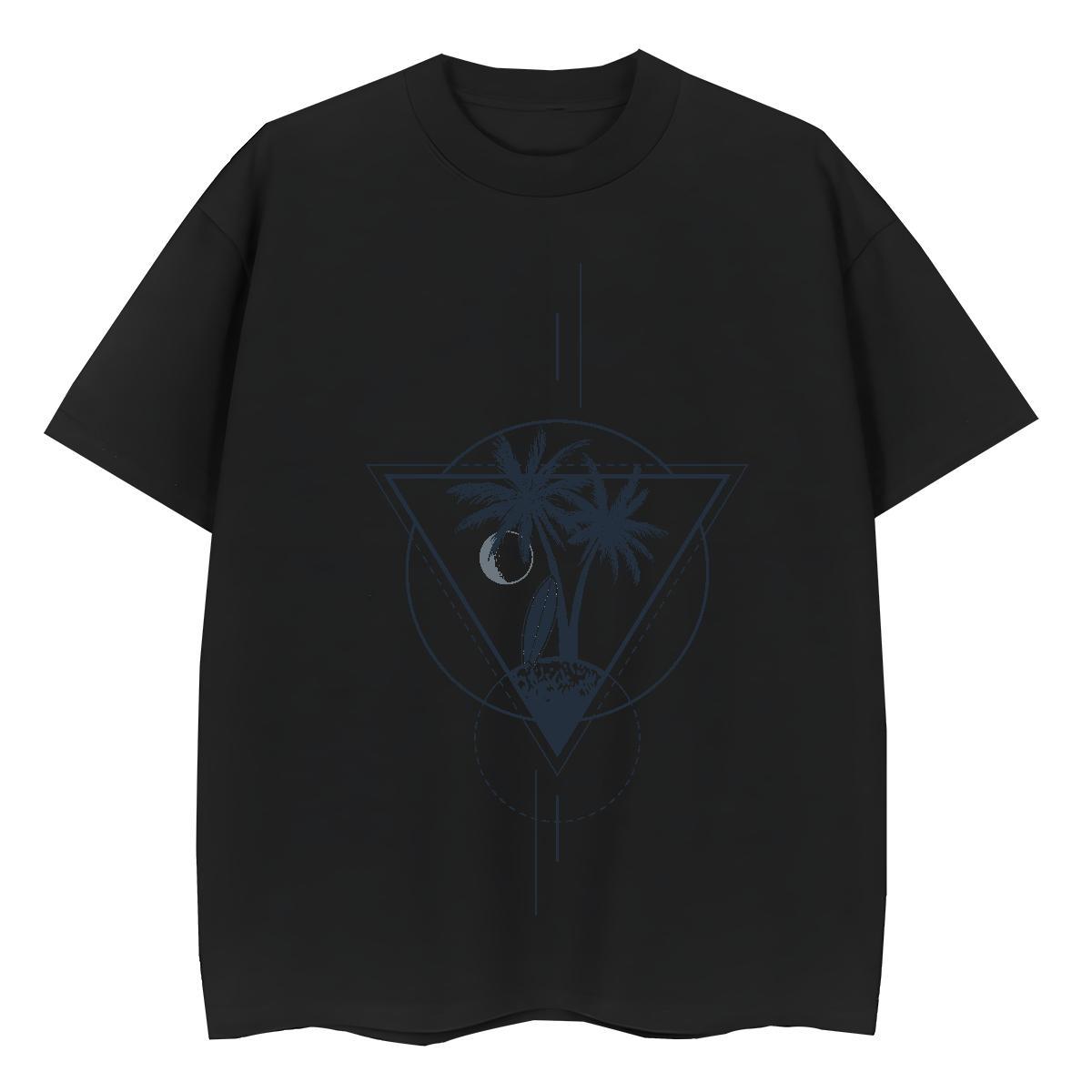 Fashion New Men Tops Tees tree Casual 230g Pure Cotton Polos Short Sleeve O-Neck High Quality T Shirts Men DIY Anime