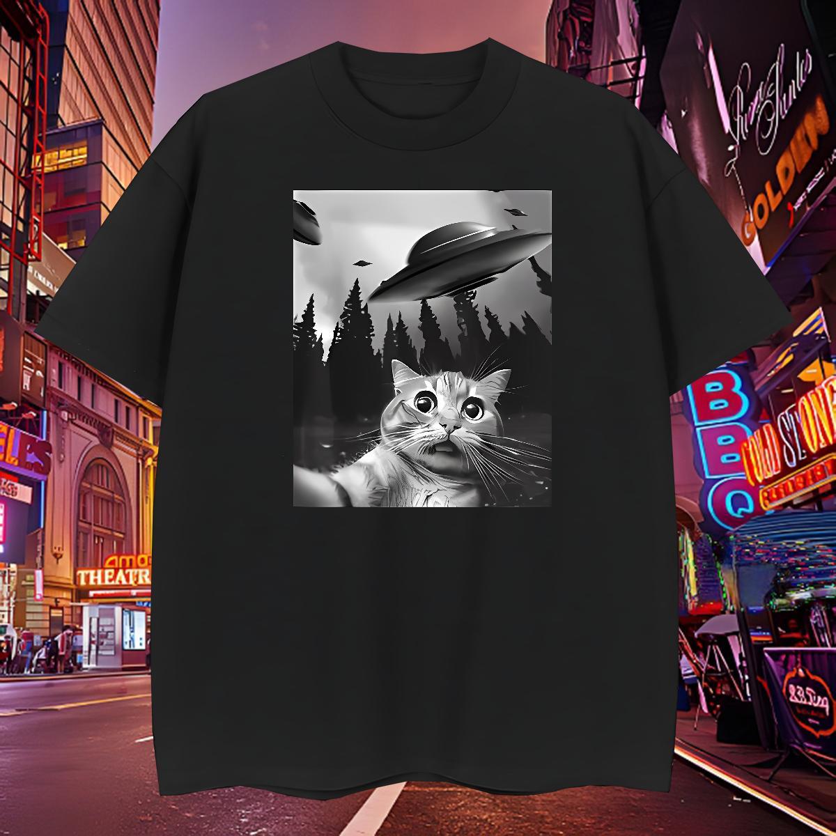 Cool Design Men T Shirts funny O-Neck Short Sleeve Daily Wear Oversized 230g Cotton Men Clothes T-Shirt Brand Tops Shirt