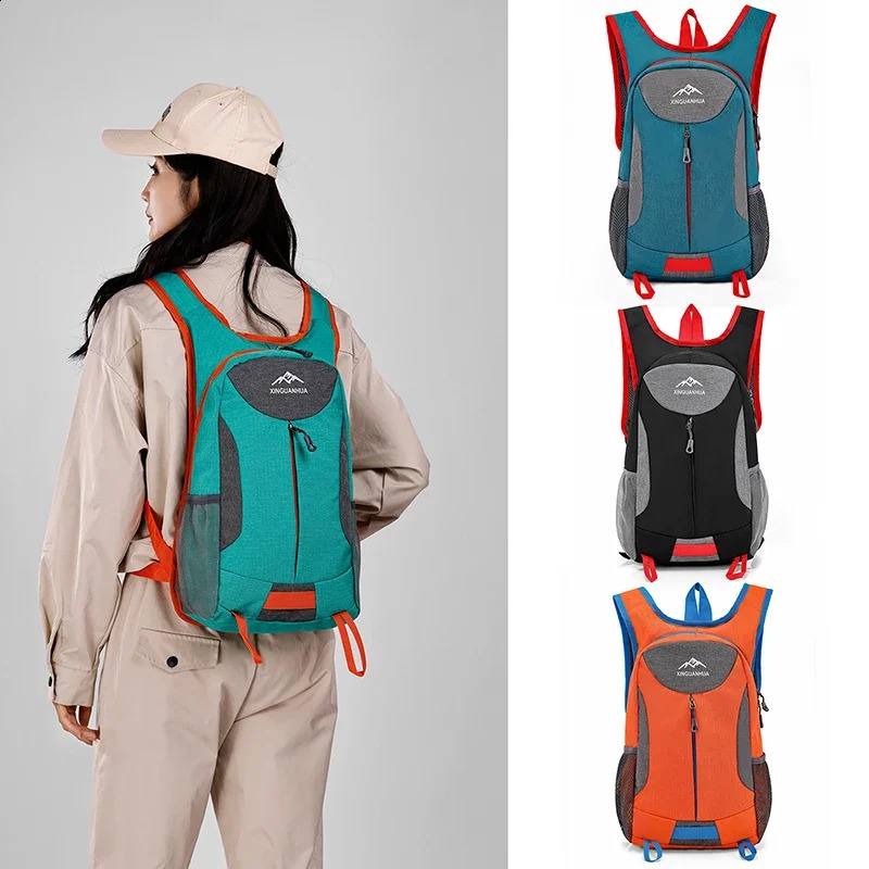 Fashion Hiking Backpack Multi functional Durable Leisure Bag Outdoor Sports Portable Mens and Womens 240813