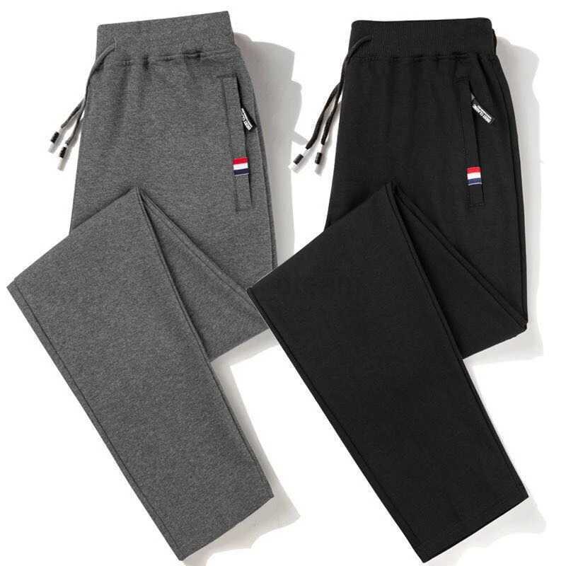 Autumn Pants Men Fitness Sportswear Tracksuit Elastic Waist Sweatpants Cotton Trousers Loose Gyms Jogger Track Pants Mens M- 8XLXJ240813